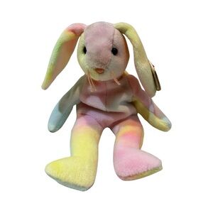 Vintage 1999 Hippie the Bunny Rabbit (Rare) TY Beanie Baby - Tag Errors‎